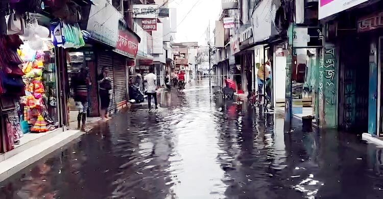 বাগেরহাট পৌরসভায় বর্ষায় জলাবদ্ধতার শঙ্কা